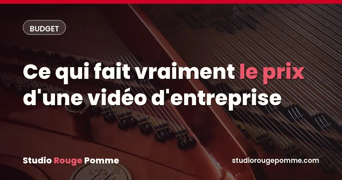 Couverture de l'article : Combien coûte une vidéo d'entreprise ?