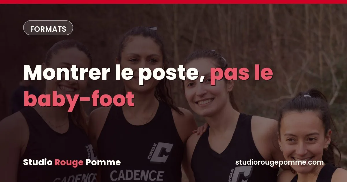 Couverture de l'article : Vidéo de recrutement : montrer le poste, pas le baby-foot